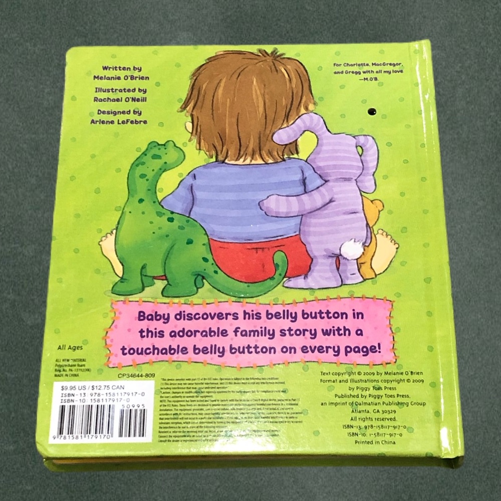 My Belly Button Book with a touchable button! - Picture 2 of 2